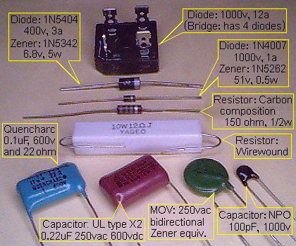 Typical Snubber Parts