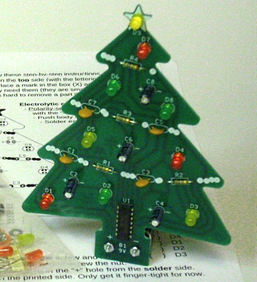 Assembled Electronic Christmas Tree