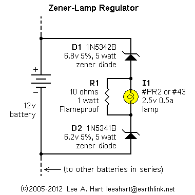 Zener-Lamp Regulator