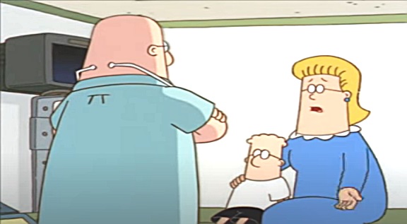Little Dilbert at the Doctor